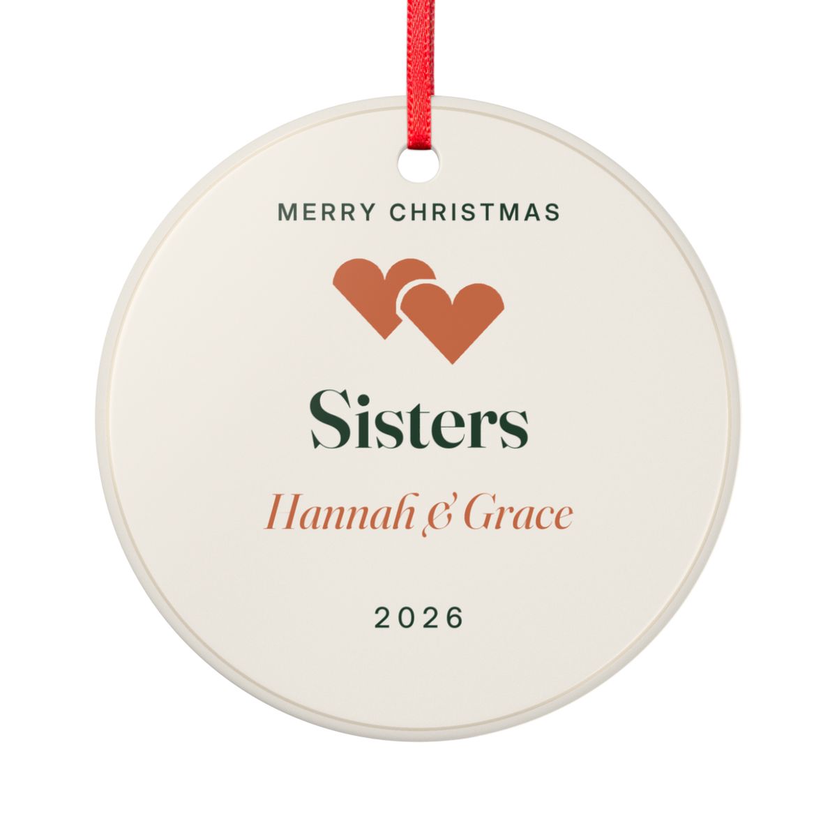 Christmas gifts for sisters, brothers and close friends: one for each tree