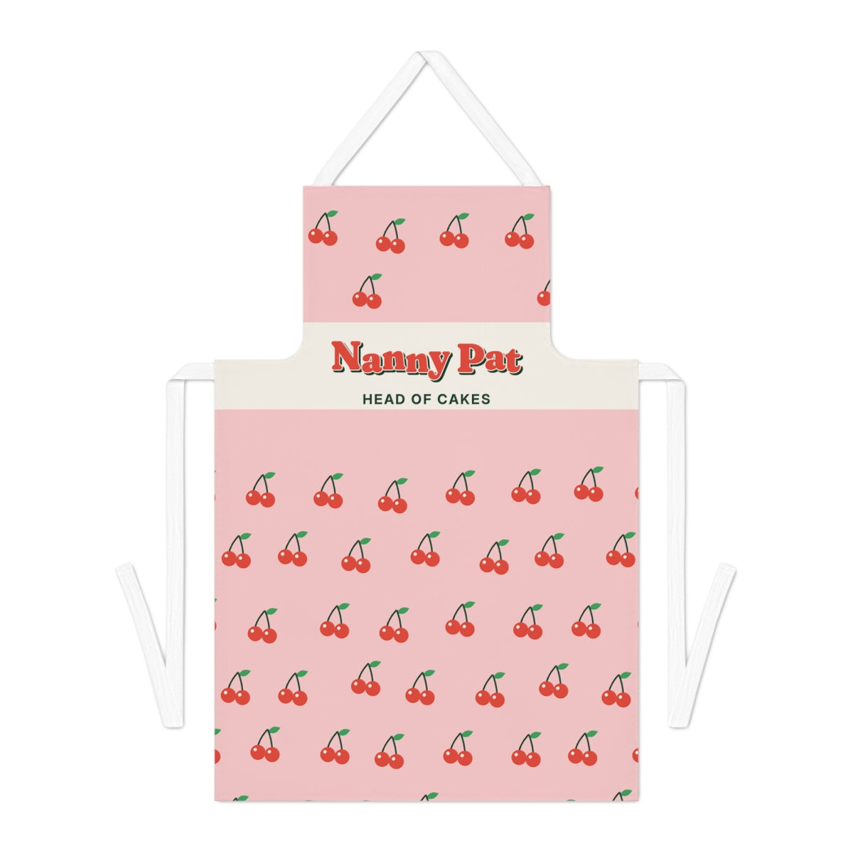 Personalised Baking Apron with Name, Kept by You, personalised and printed in the UK