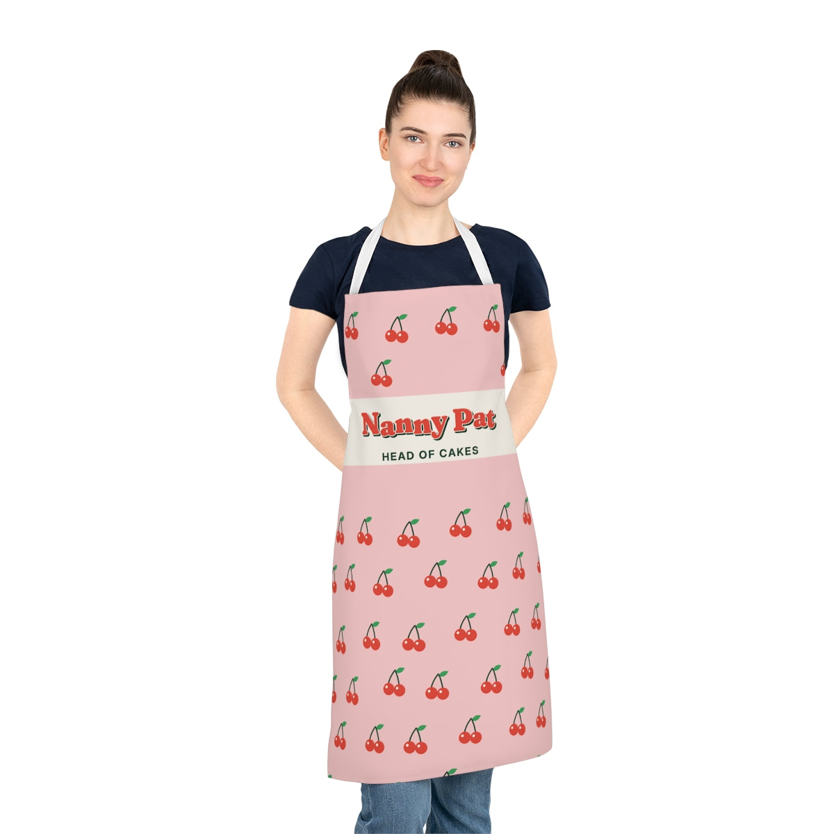 Personalised Baking Apron with Name, Kept by You, personalised and printed in the UK (view 3)