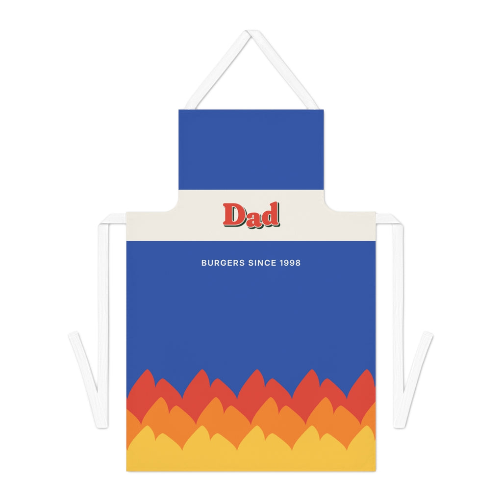 Personalised Barbecue Apron with Name, Kept by You, personalised and printed in the UK
