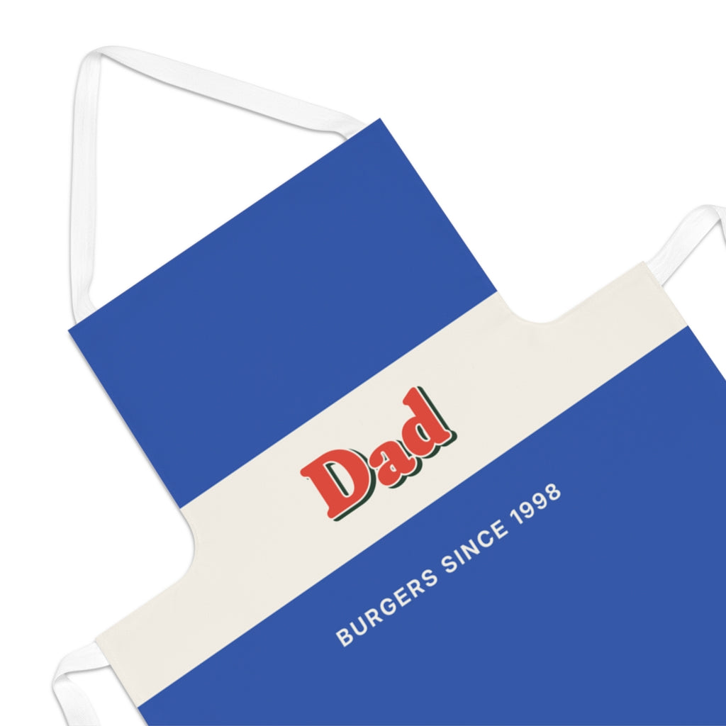 Personalised Barbecue Apron with Name, Kept by You, personalised and printed in the UK (view 2)