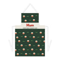 Personalised Christmas Apron with Name, Kept by You, personalised and printed in the UK