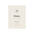 Personalised coordinates print, artwork mock-up with a compass, 'Whitby', 'Emma & Jack' and '14 June 2019'