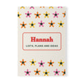 Personalised Daisy Notebook with Name, Kept by You, personalised and printed in the UK