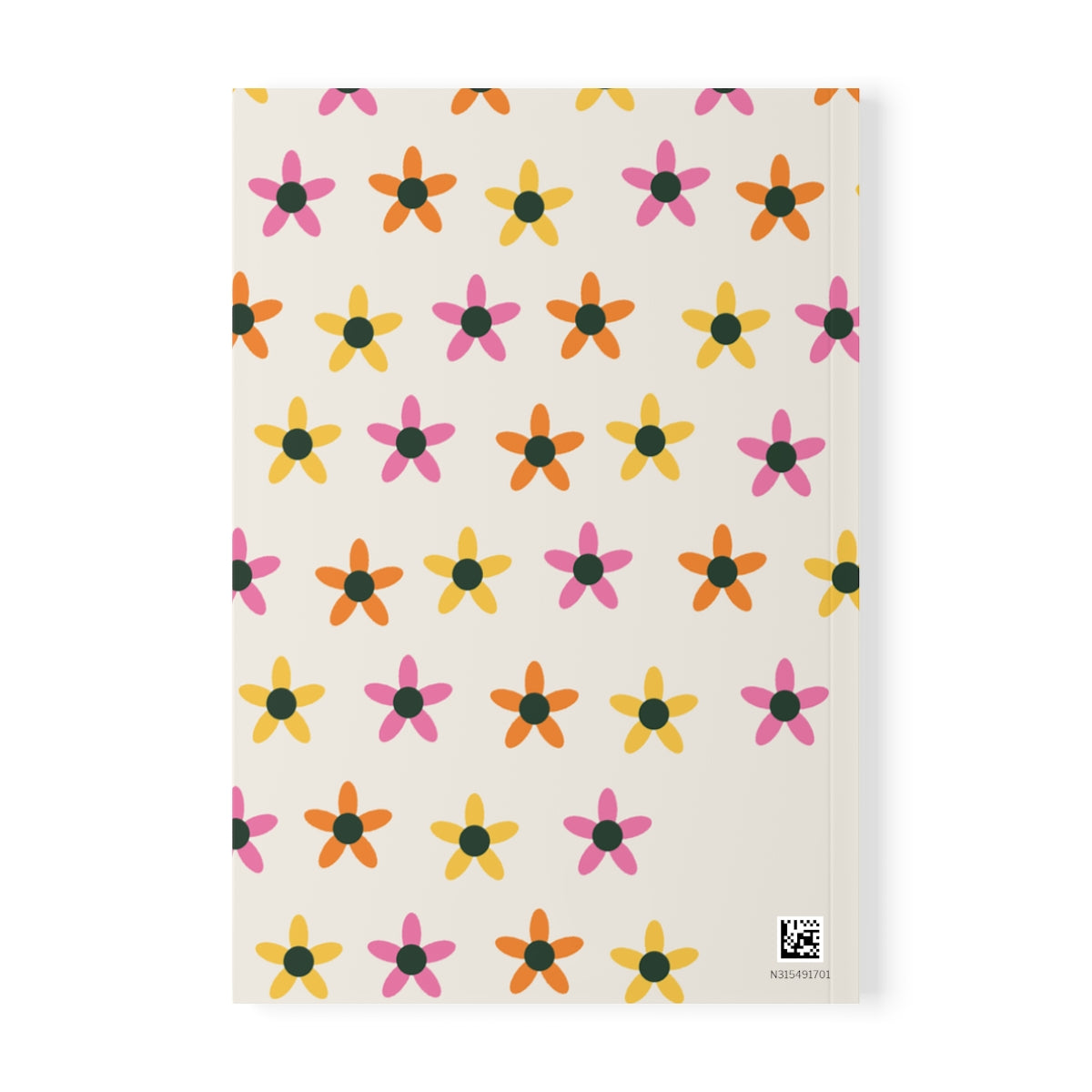 Personalised Daisy Notebook with Name, Kept by You, personalised and printed in the UK (view 2)