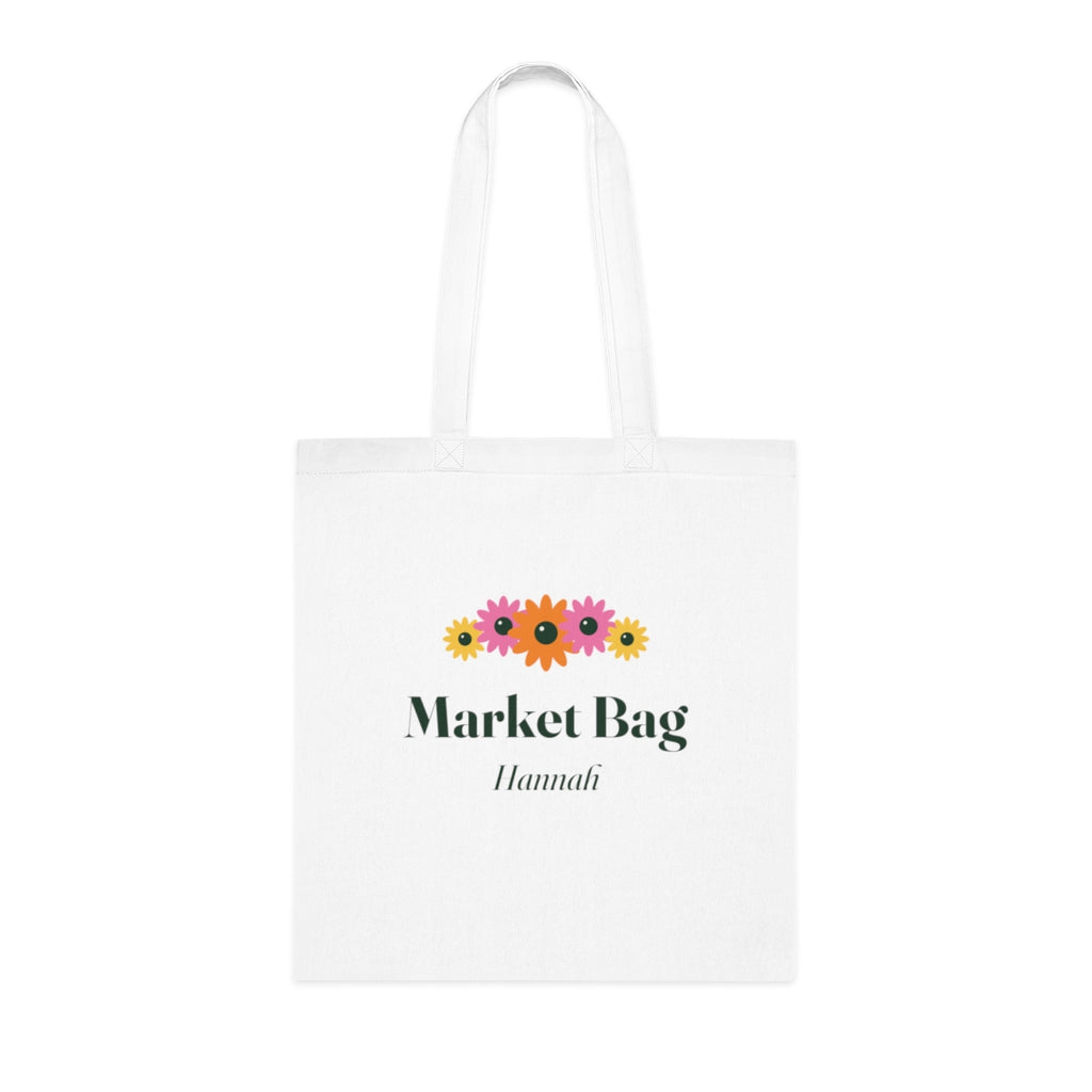 Personalised Daisy Tote Bag with Name, Kept by You, personalised and printed in the UK