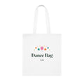 Personalised Dance Bag Tote with Name, Colourful Stars, Kept by You, personalised and printed in the UK