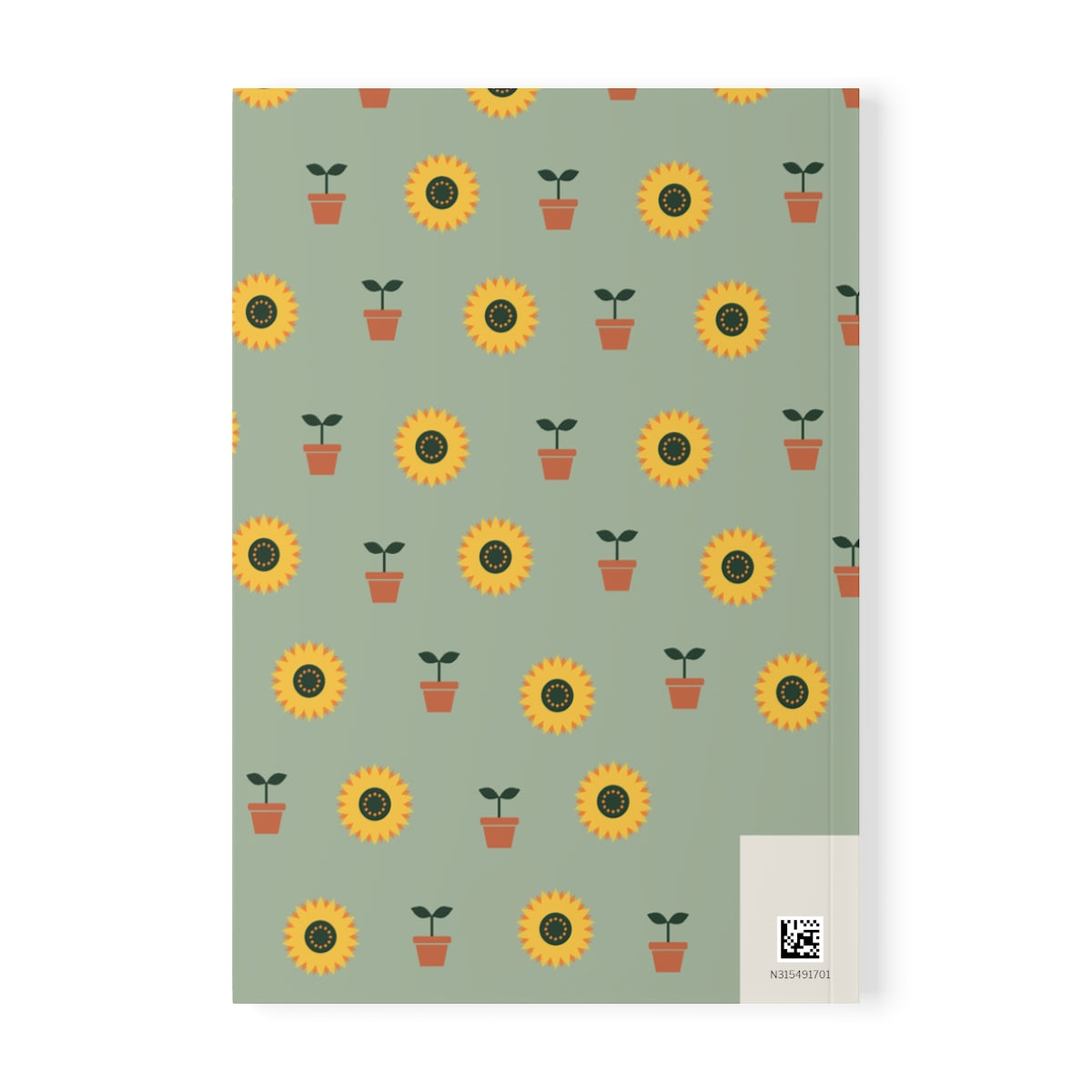 Personalised Garden Notebook with Name, Kept by You, personalised and printed in the UK (view 2)