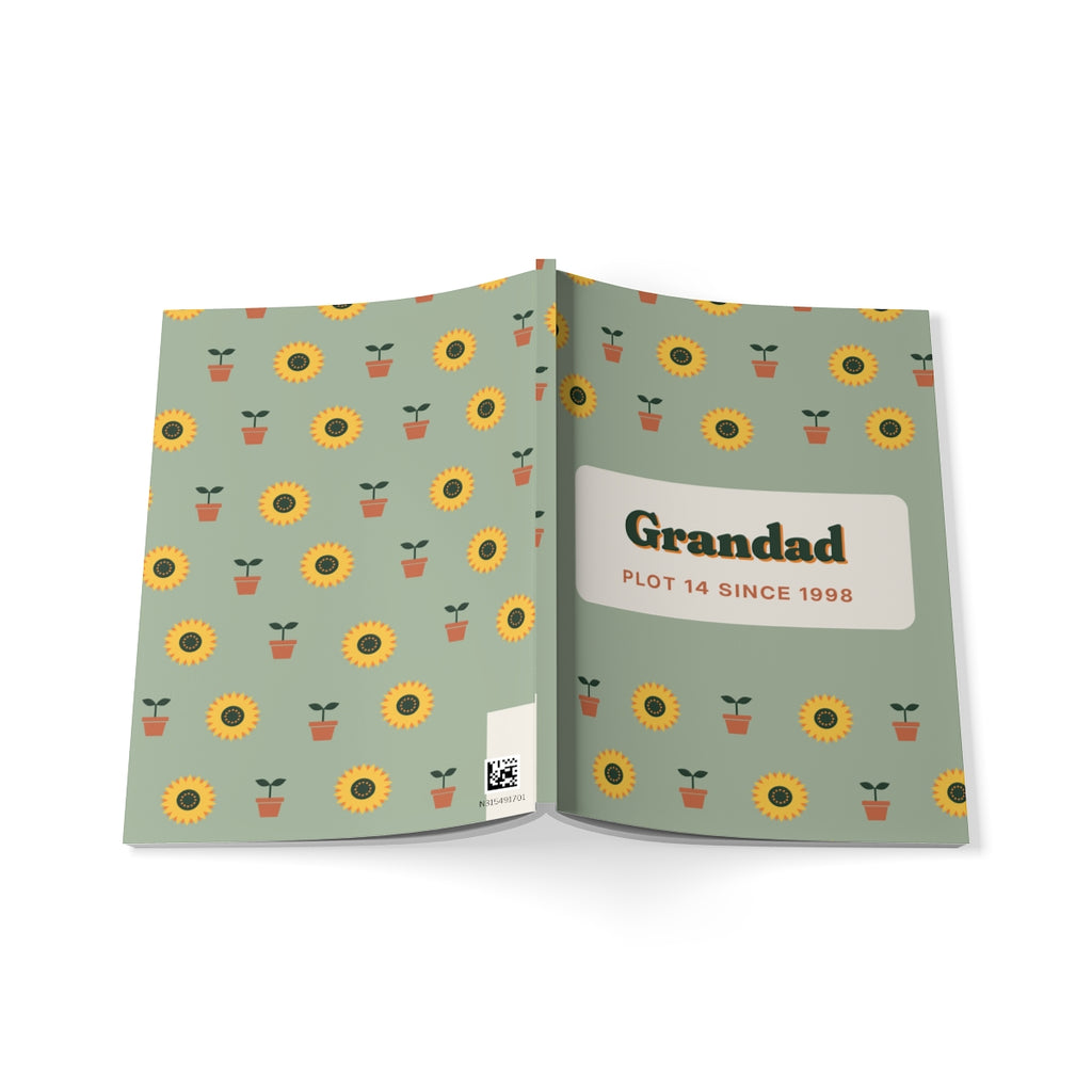 Personalised Garden Notebook with Name, Kept by You, personalised and printed in the UK (view 4)