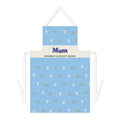 Personalised Paw Print Apron with Name, Kept by You, personalised and printed in the UK