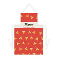 Personalised Pizza Apron with Name, Kept by You, personalised and printed in the UK