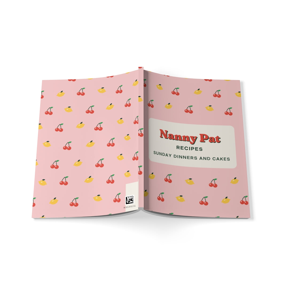 Personalised Recipe Notebook with Name, Kept by You, personalised and printed in the UK (view 4)