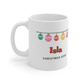 Personalised Retro Christmas Mug with Name, Kept by You, personalised and printed in the UK