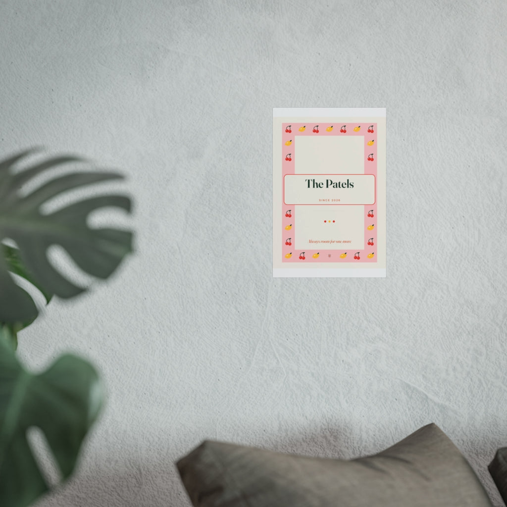 Personalised Retro Kitchen Print with Family Name, Kept by You, personalised and printed in the UK (view 4)