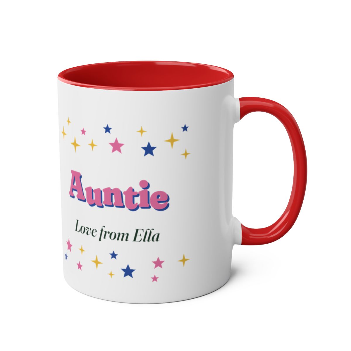 Personalised Retro Sparkle Mug with Any Word, Two-Tone, Kept by You, personalised and printed in the UK (view 8)