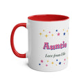 Personalised Retro Sparkle Mug with Any Word, Two-Tone, Kept by You, personalised and printed in the UK