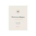 Personalised where we met coordinates print mock-up with a compass rose, 'The Crown, Islington' and 'Emma & Jack'